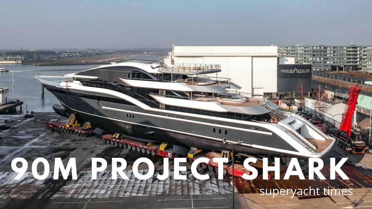 90m Oceanco Superyacht Project Shark Y717 Revealed