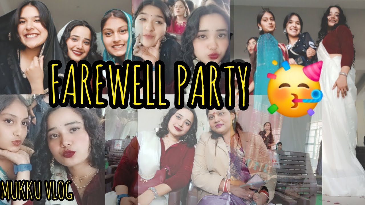 Farewell party 🥳 #mukku  #comedy #vlog #vira #video l #viralvideo 