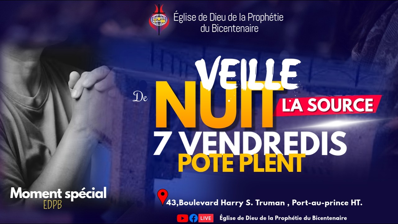 Veille de nuit la Source |  7 Vendredis pote plent  |  Vendredi 6 Fevrier 2026
