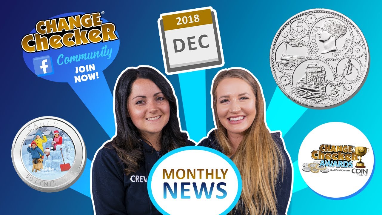 December News - 2019 coins revealed, Change Checker Awards winners announced and new coins released!