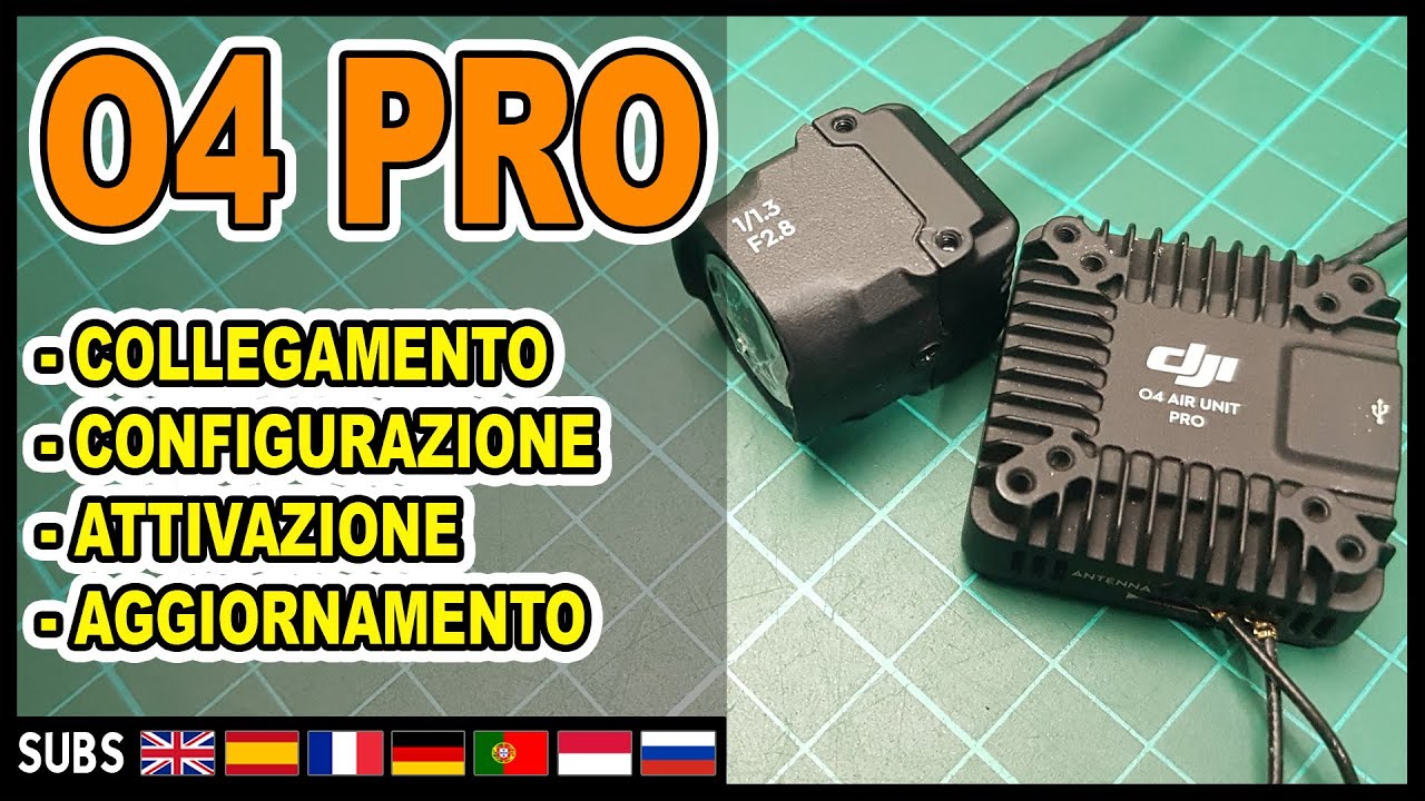 DJI O4 Air Unit PRO - Collegamento, Configurazione, Aggiornamento - Guida completa per principainti