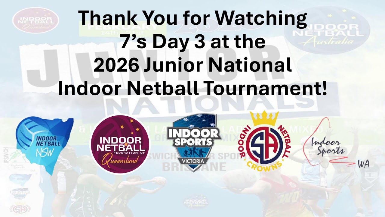 7's Day 3 - Court 3 - 2026 INA Junior  Nationals Tournament - Friday 20th February