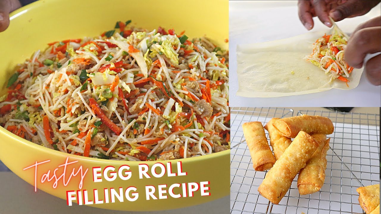 easy homemade chicken spring roll filling recipe