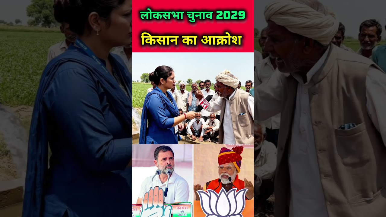 लोकसभाचुनाव2029 किसान का गुस्सा #publicopinion #akhileshyadav #rahulgandhi #samajwadiparty #congress