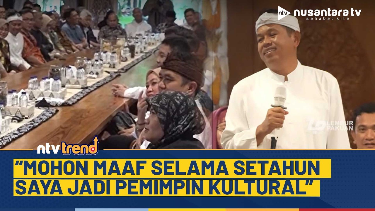 Dedi Mulyadi Minta Maaf ke ASN Tak Jadi Pemimpin Formal: Selama Setahun Saya Jadi Pemimpin Kultural