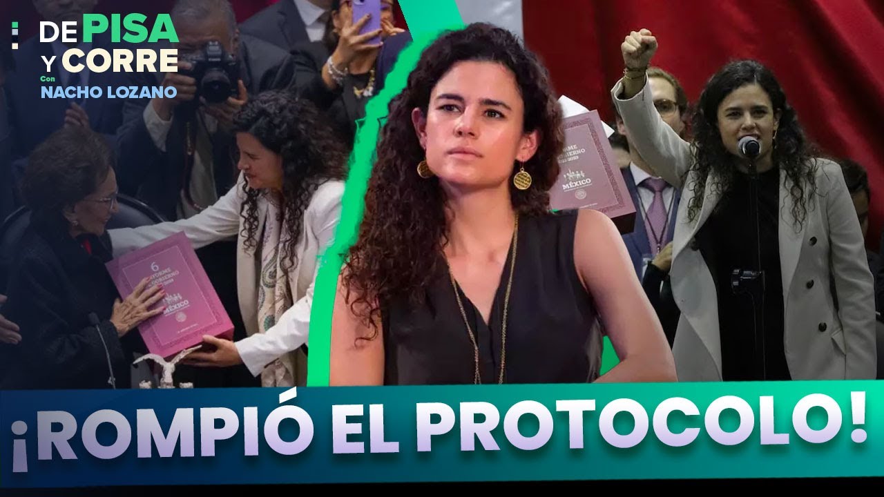 Luisa María Alcalde rompe el protocolo durante la entrega del sexto informe de López Obrador | DPC