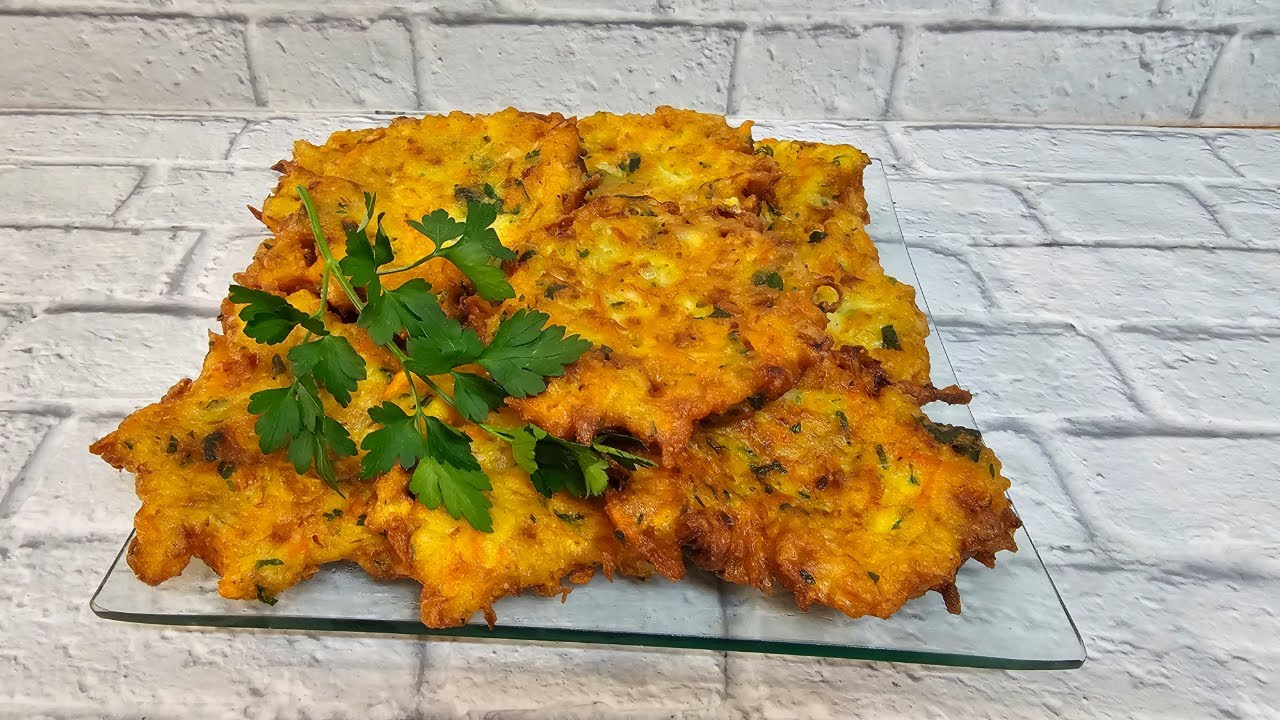 Pataniscas de Bacalhau com Legumes