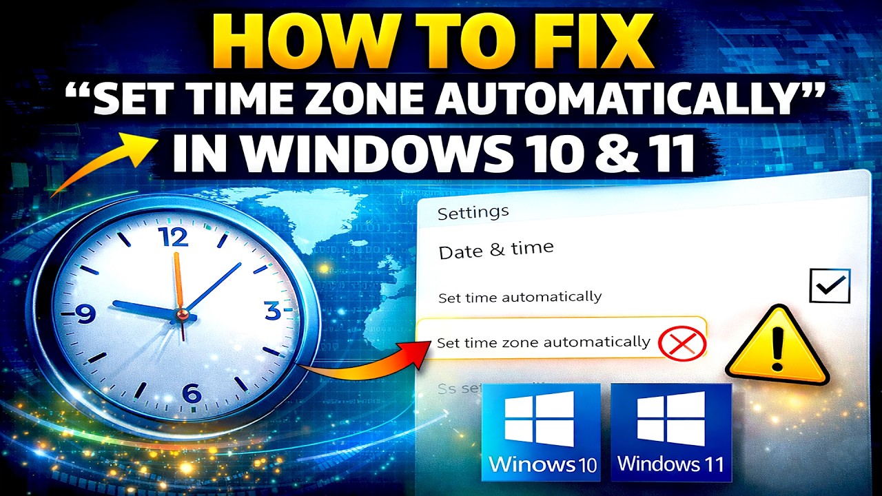 How To Fix “Set Time Zone Automatically” Greyed Out in Windows 10/11 | Infotrix