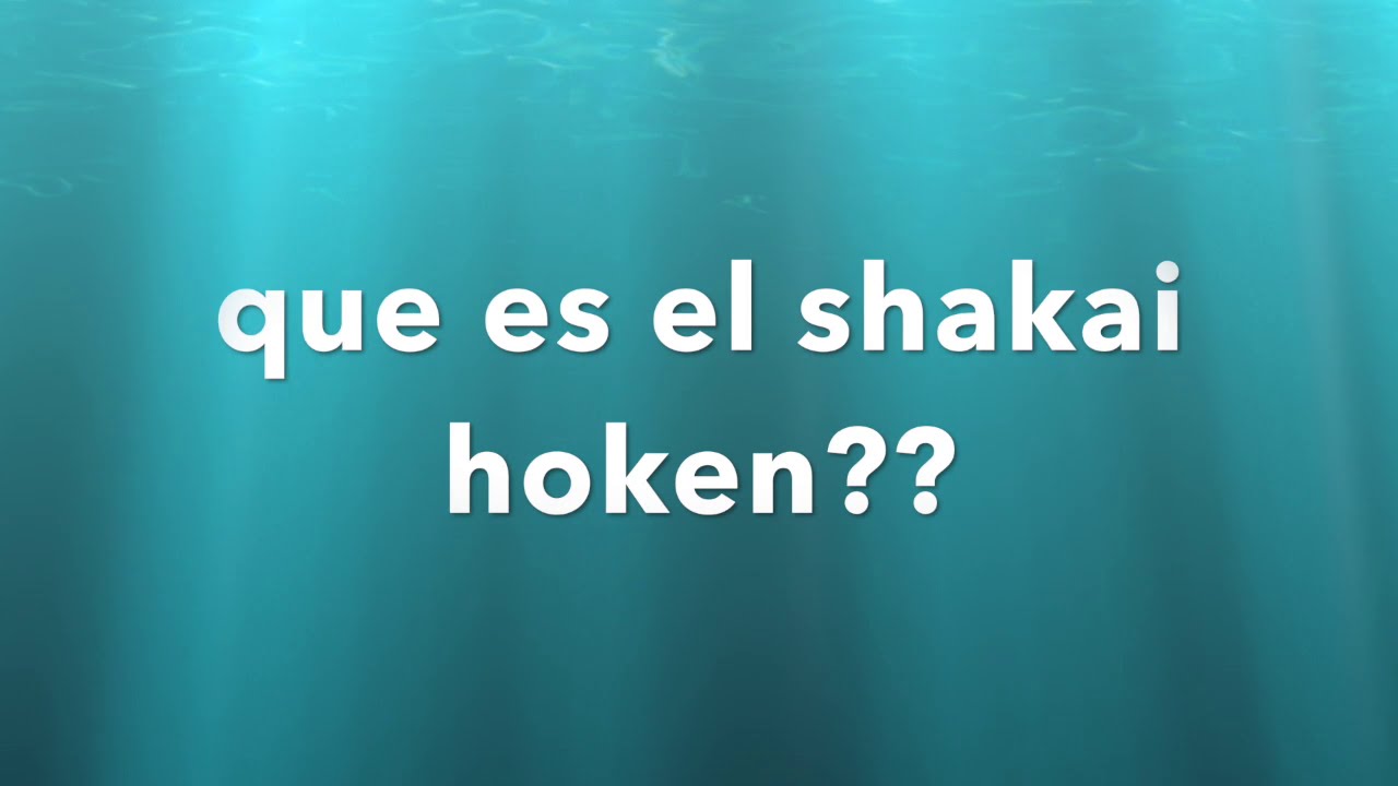 #1 como funciona el SHAKAI HOKEN (parte 1) en espa&ntilde;ol