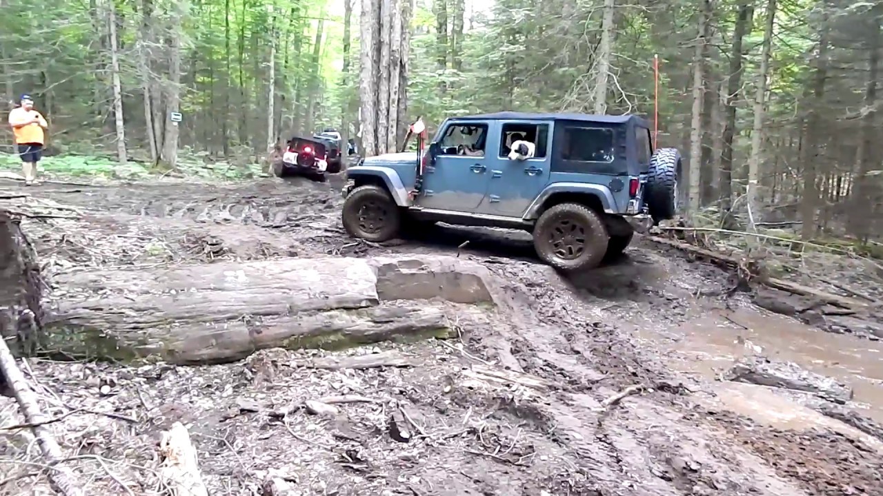 Jeep Rubicon Off-Road in Mud - OF4WD Newbie Run