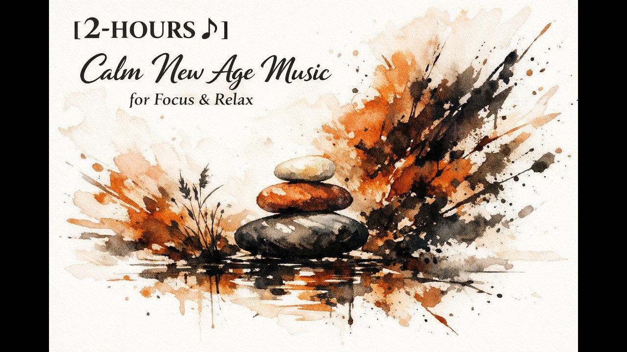 [2-HOURS ♫] Calm New Age Music for Focus & Relax ｜ 집중·휴식을 위한 잔잔한 플레이리스트 ｜ 勉強とリラックスのニューエイジ