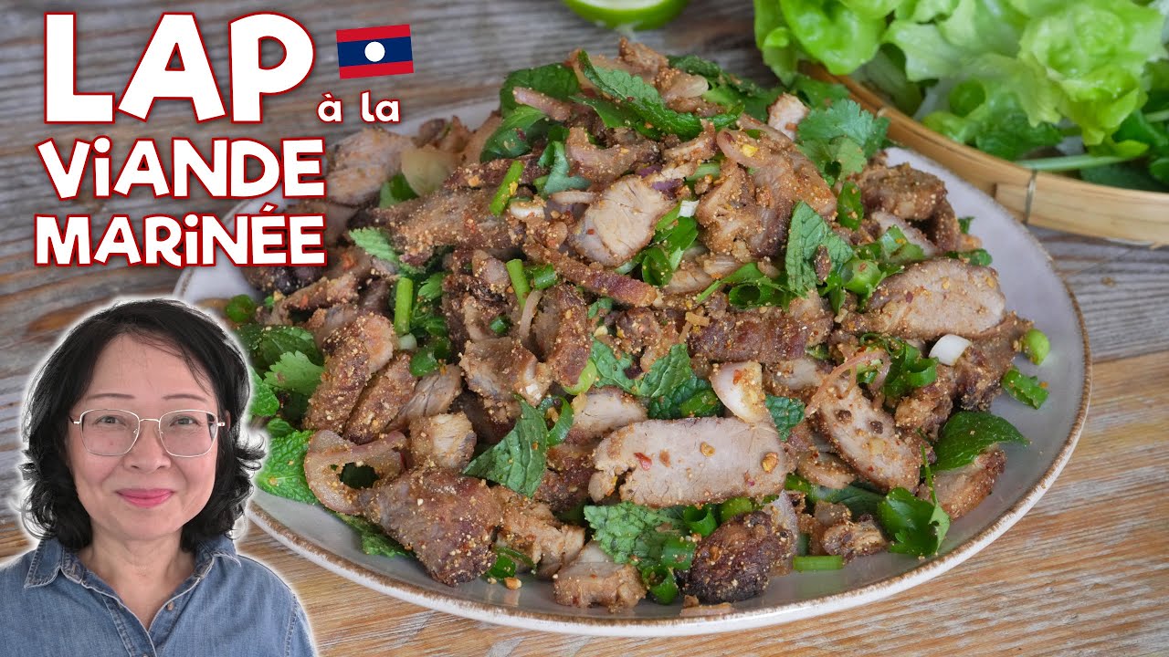 LAP à la viande marinée, cuite au AirFryer : savoureux et facile !