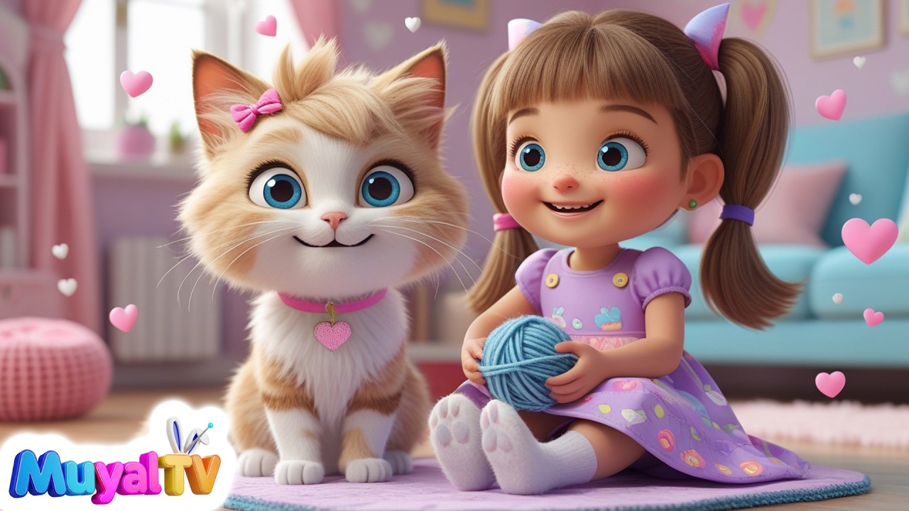 Milo The Cat  Nursery Rhymes & Children Songs  Muyal Tv