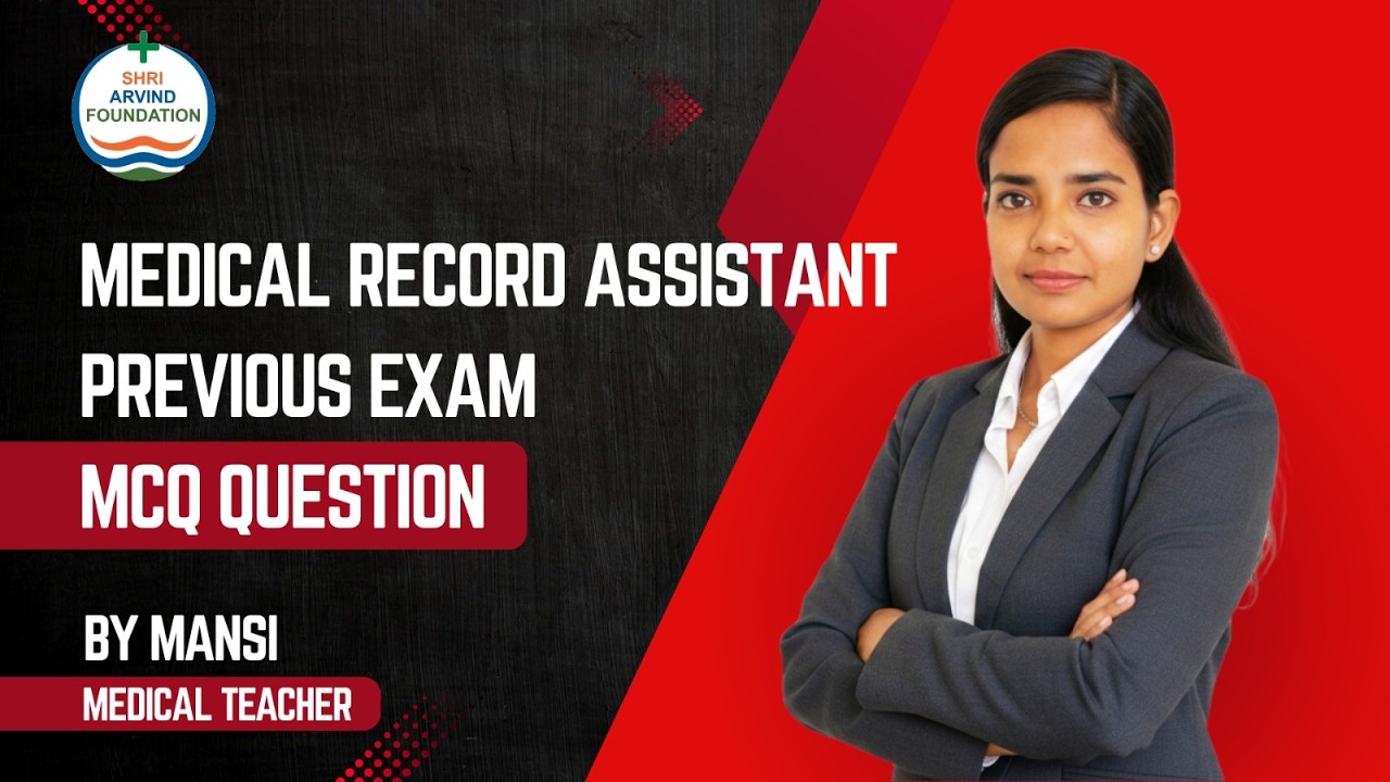 MEDICAL RECORD ASSISTANT PREVIOUS EXAM MCQ QUESTION   LIKE ,SHARE ,SUBSCRIBE FOR OUR UPCOMING VIDEOS