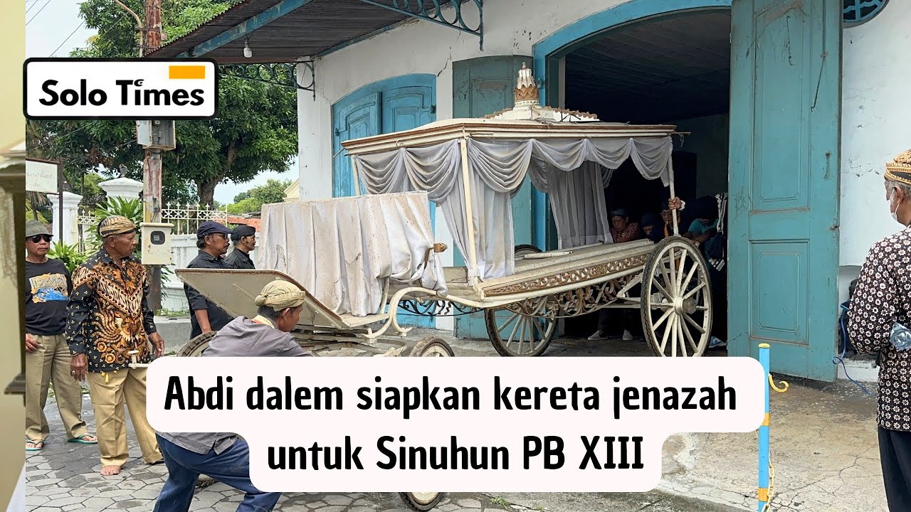 Kereta Jenazah Herritage Keraton Dikeluarkan, Untuk Angkat Jenazah Sinuhun PB XIII
