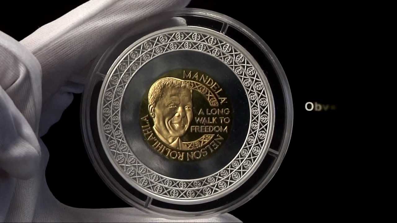 Mandela 5oz Bimetallic Medallion