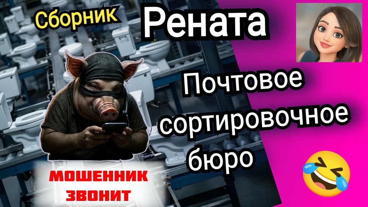 Рената. Почтовое сортировочное бюро 🤣🤣🔥. Сборник телефонных разговоров с мошенникам. 