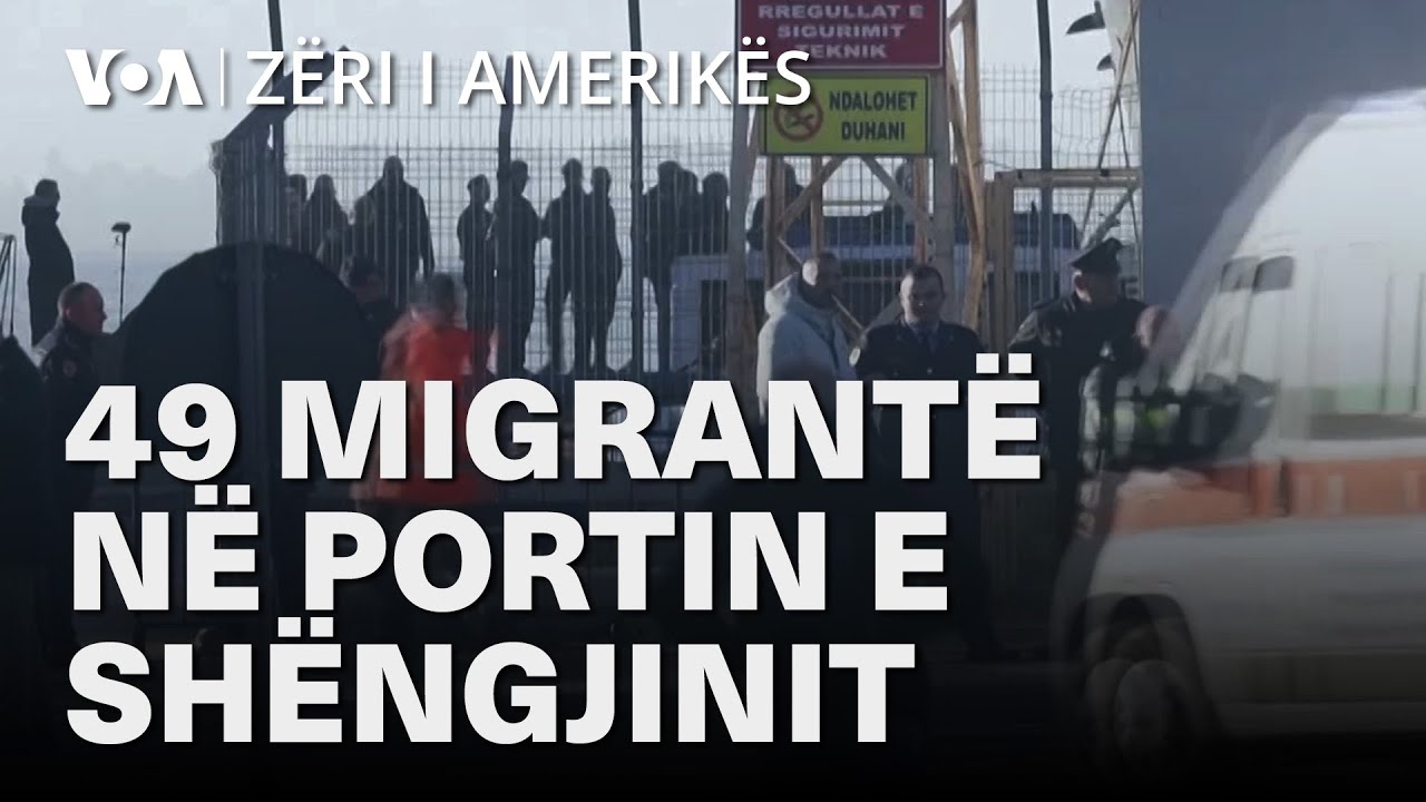Shëngjin, Italia dërgon anijen me 49 migrantë