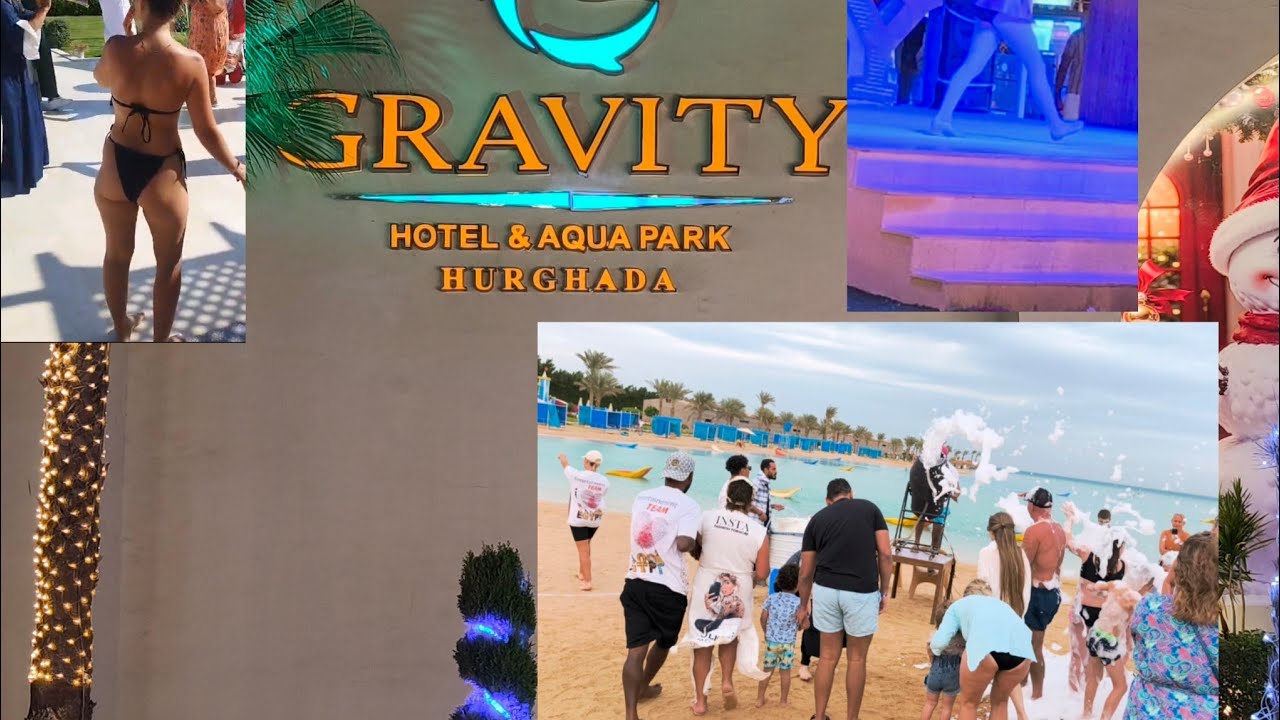 Gravity Hotel & Aqua Park Hurghada walk/ Gravity Hotel и Аквапарк Хургада/ولاگ مصر 