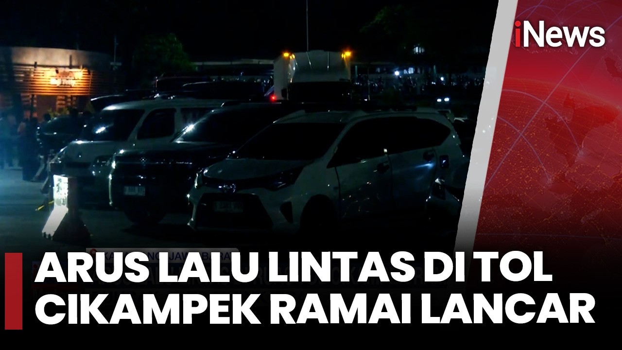 Puncak Arus Mudik 2026, Tol Cikampek Ramai Lancar  | iNews Malam (15/3)
