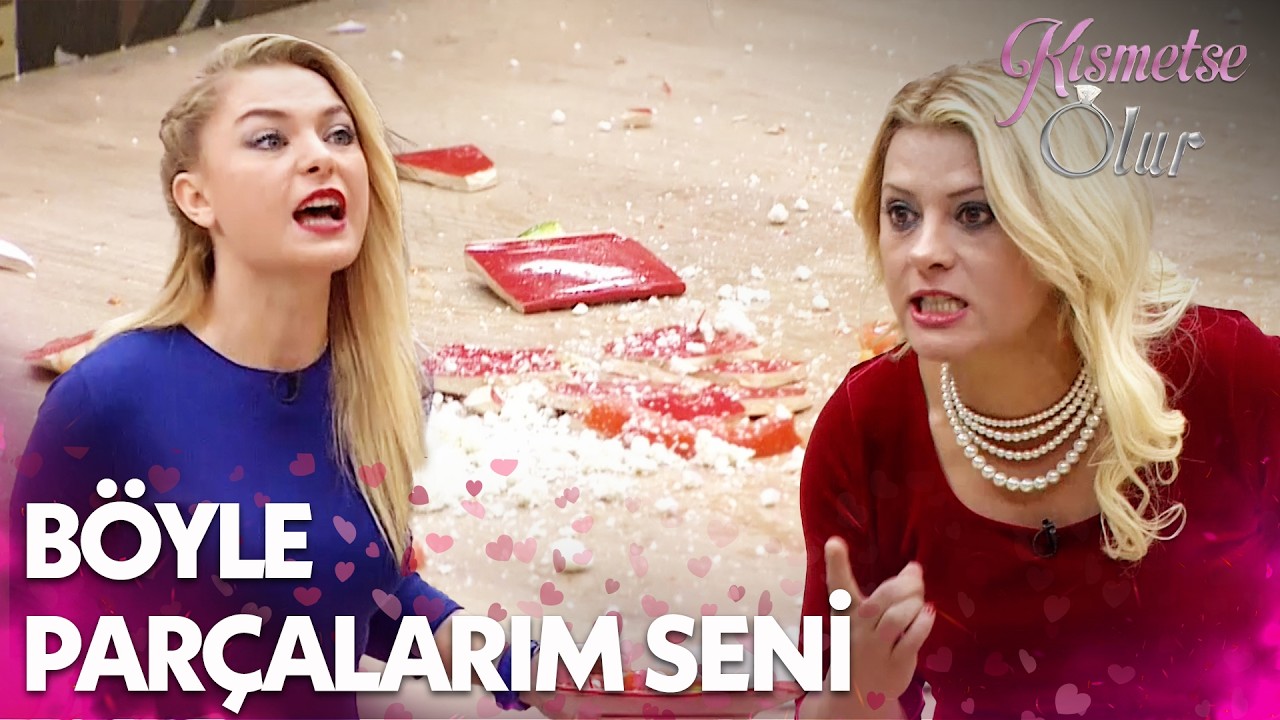 Gelinler Evinde Tabaklar Havada U&ccedil;uştu - Kısmetse Olur