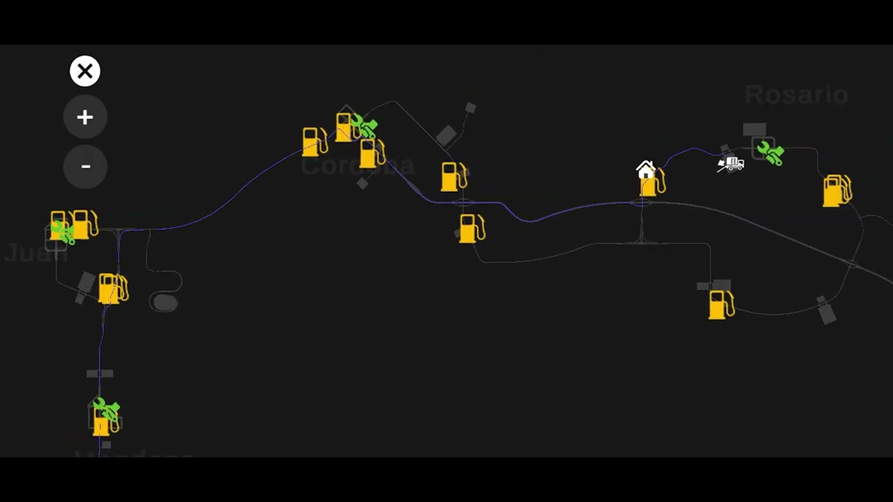 They were carrying a cargo of 600 km and almost rolled over twice