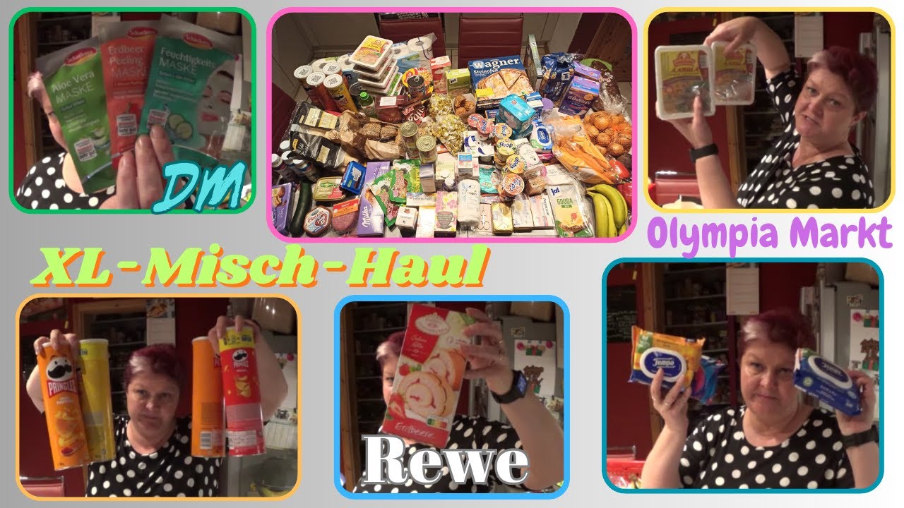 XL-Misch-Haul / Wochenendeinkauf / Rewe, DM, Lidl, OlympiaMarkt / Einkaufen für Großfamilie