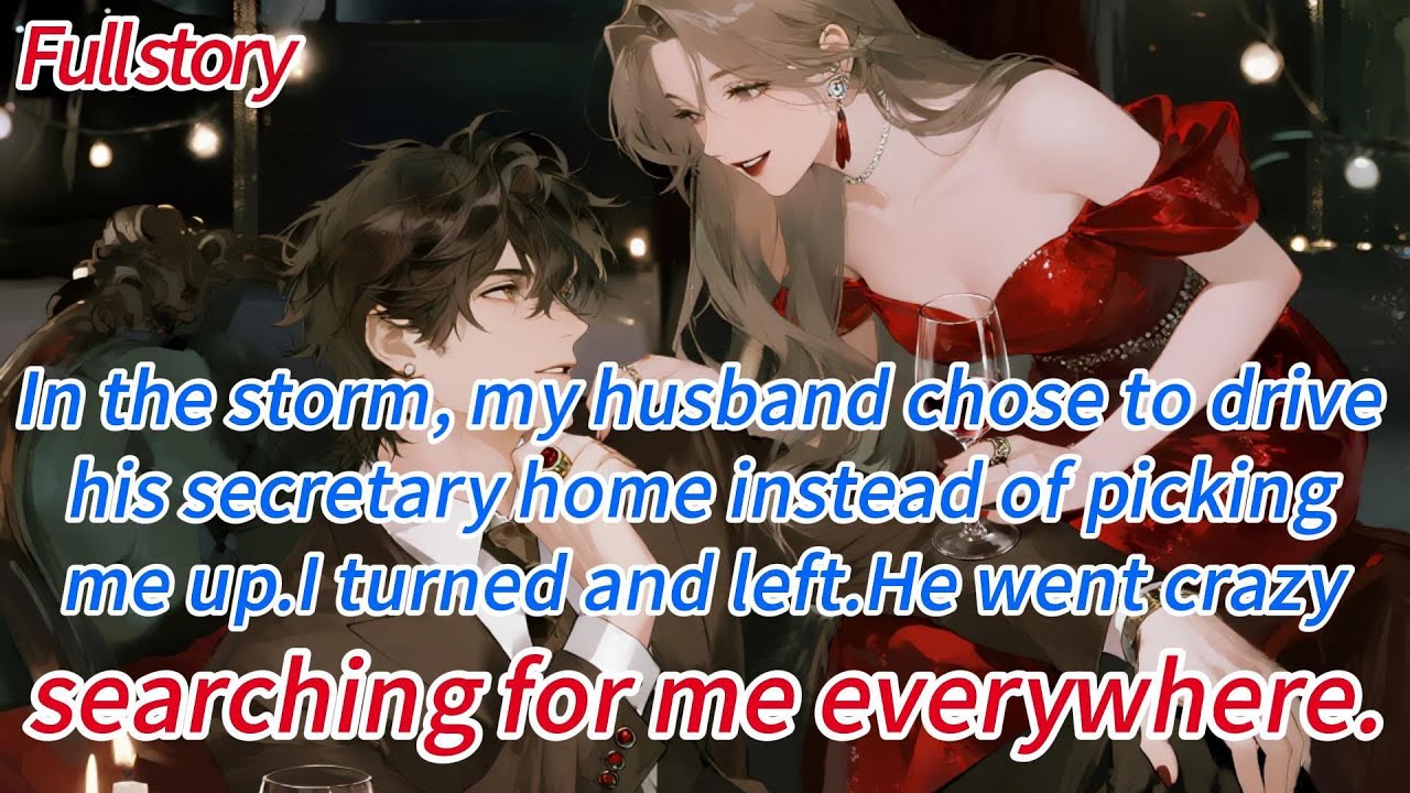 In the storm,my husband chose to drive his secretary home instead of picking me up.I turned and left