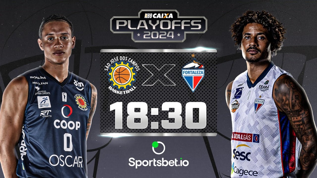 Playoffs NBB CAIXA 2024 |🦅Coop São José X Fortaleza Basquete Cearense🦅🦁- Oitavas/Jogo 1 | 21/04/2024