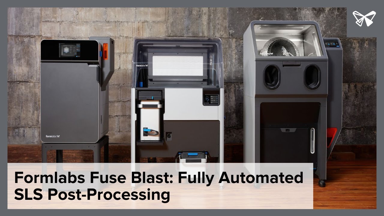 Formlabs Fuse Blast: Fully Automated SLS Post-Processing