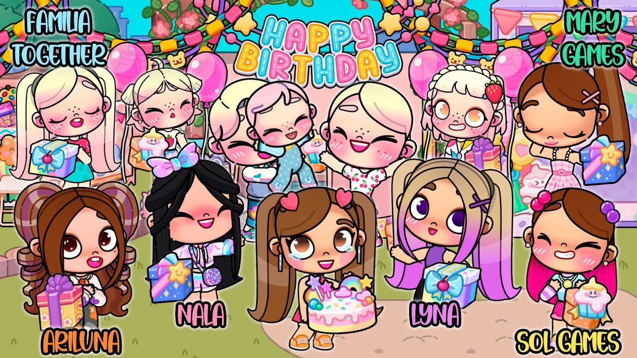 ¡ES MI CUMPLEAÑOS! 🎂 FIESTA SORPRESA JUNTO A NALA, LYNA, SOL, ARILUNA, MARY Y FAMILIA TOGETHER 🎉✨🩷