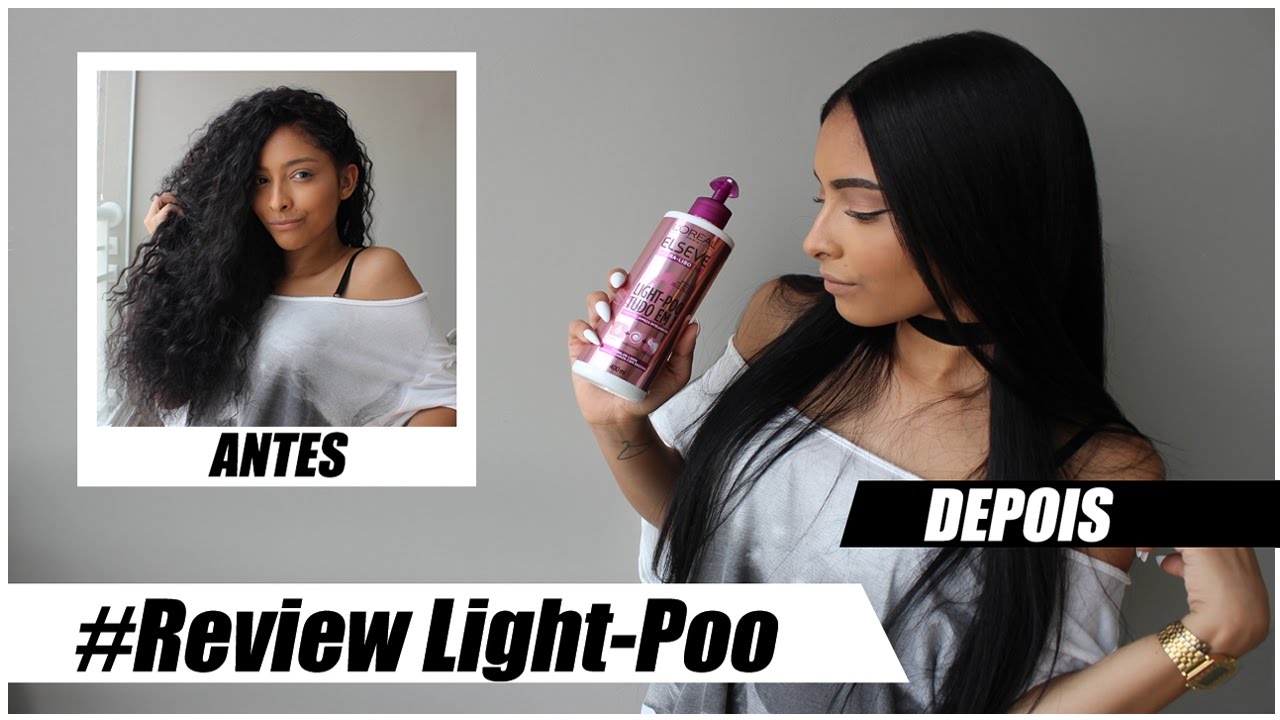 COMO DEIXAR SEU CABELO SUPER LISO!!! | #ReviewLightPoo #AD