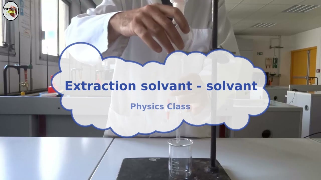 Extraction solvant - solvant