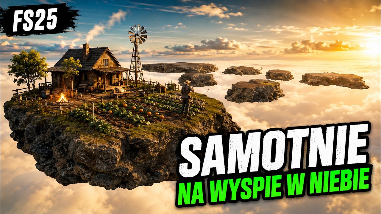 Przetrwałem 60 Dni na Latającej Wyspie | Farming Simulator 25