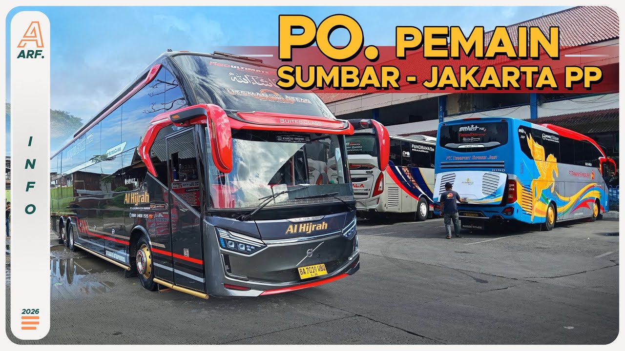 10 PO yang Melayani Rute Sumatera Barat - Jakarta PP