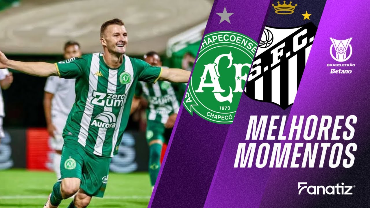 Chapecoense 4x2 Santos - Melhores Momentos | Brasileirão 2026