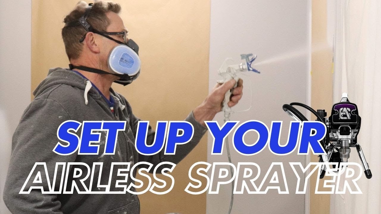 How to set up your airless sprayer ready for spraying