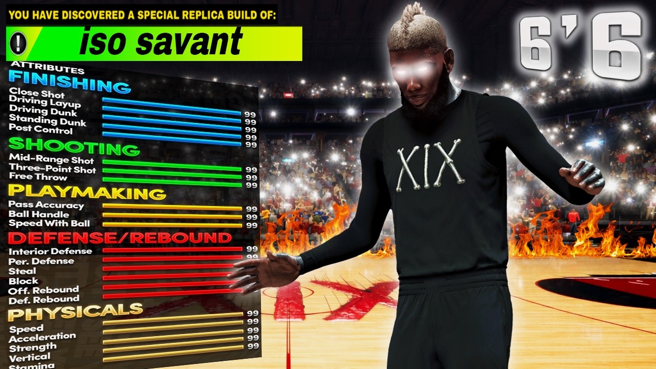 MY 6'6 ISO SAVANT IS PROVEN TO BE THE BEST ISO BUILD ON THE GAME...BEST ISO BUILD 2K26!