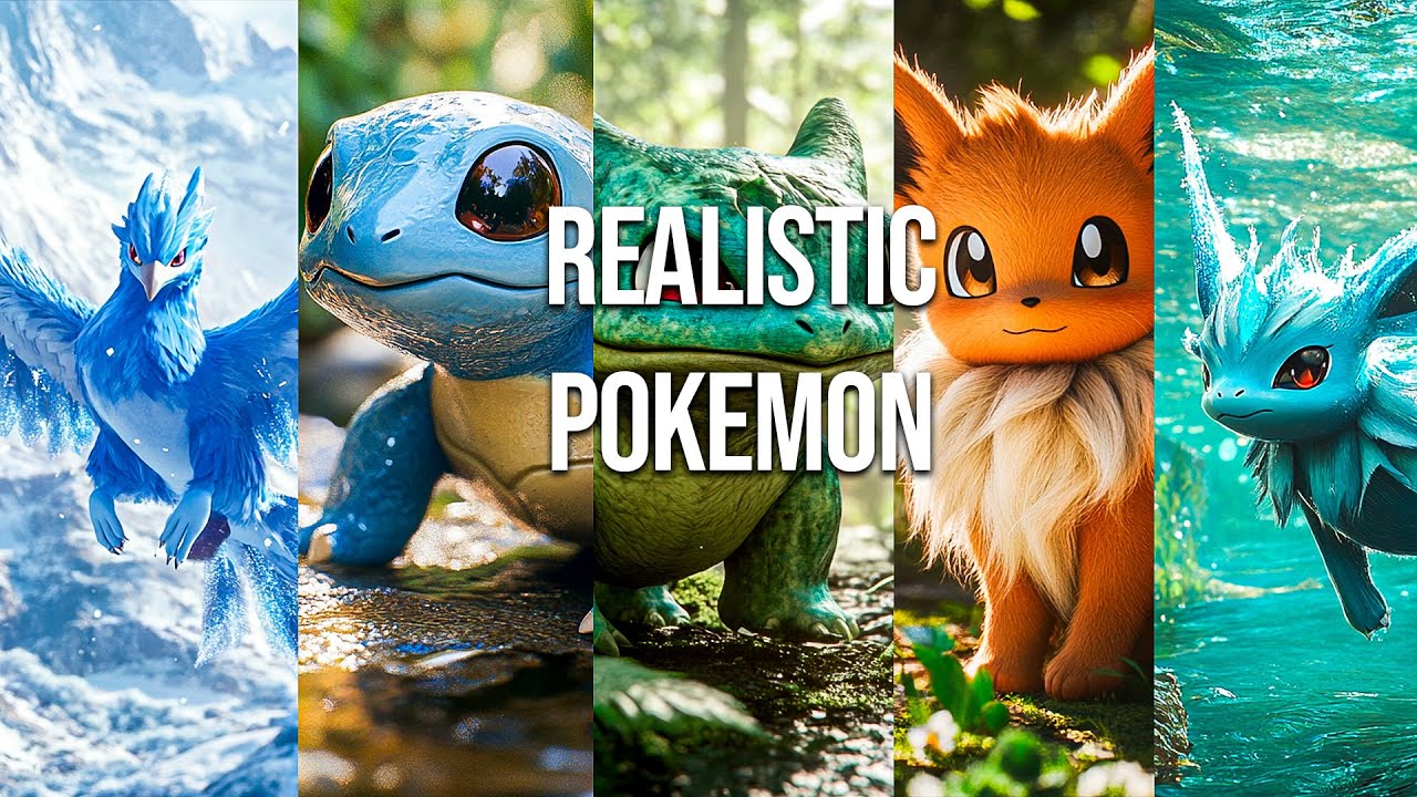 I Created REALISTIC Pok&eacute;mon with AI and Here's What Happened