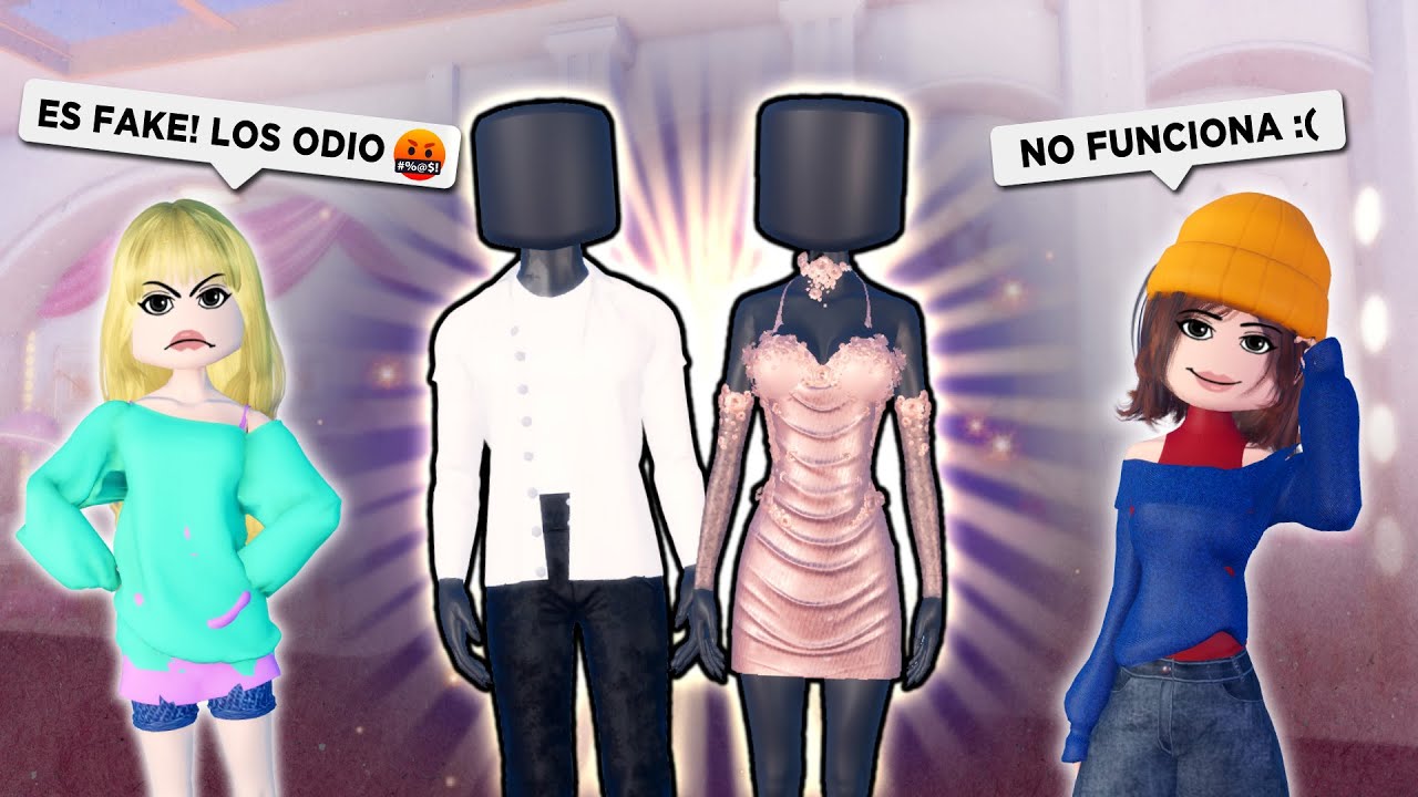 ¿VOLVERÉ a ENGAÑARLOS siendo un MANIQUÍ? 🧍‍♀️🧍 (Me tiraron hate 😭) Dress to Impress