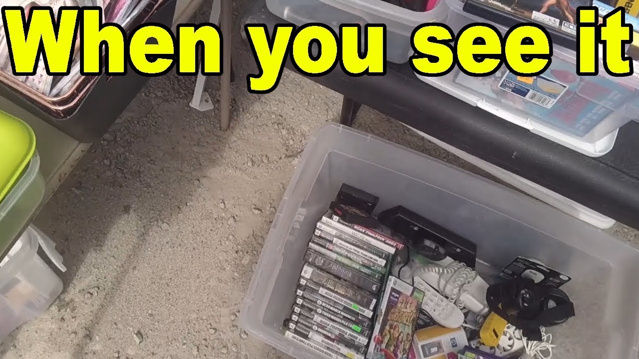 Live Flea Market/Yard Sales Hunting! Ep. 64 - WHO LEAVES THIS BEHIND?!?