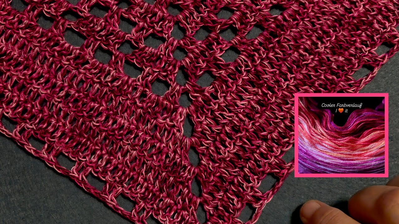 DREIECKSTUCH HIPPIE LADY LILLY | TRAUMGARNE | HÄKELANLEITUNG FÜR ANFÄNGER 