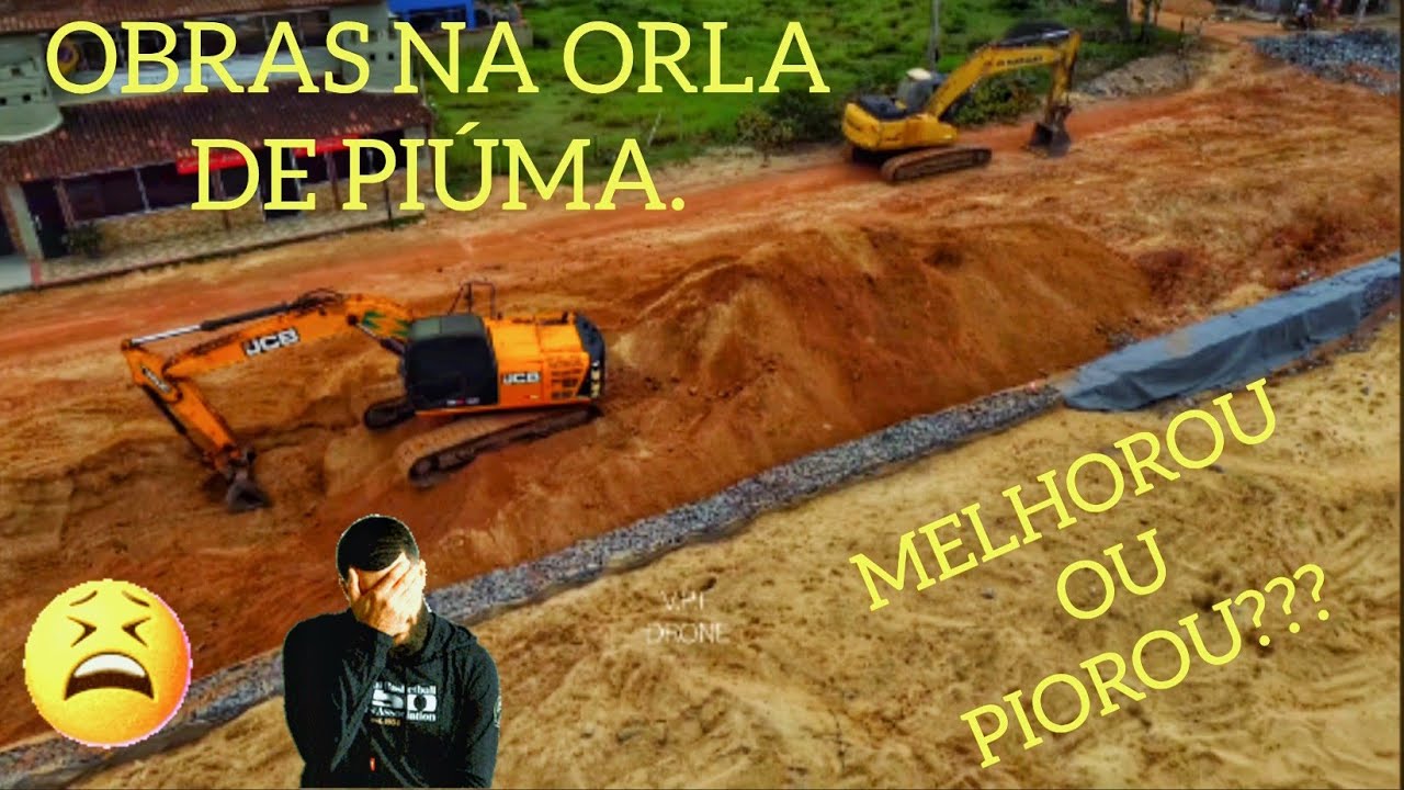 Obras da orla de piúma ES,#obras #djibrasil #praia