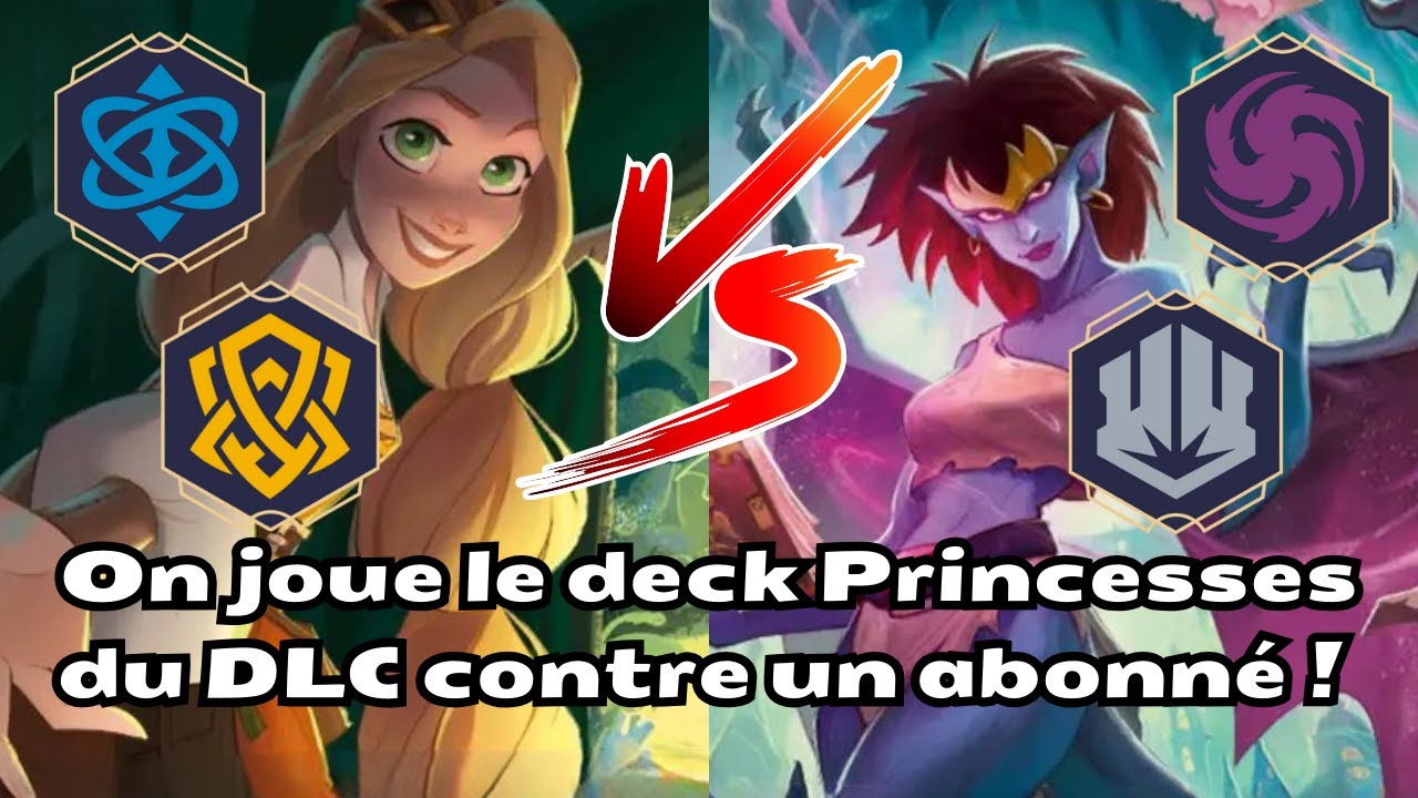 Lorcana : Bleu Jaune Princesses VS Gris Violet Mid Range : Mon Pire Mu ?