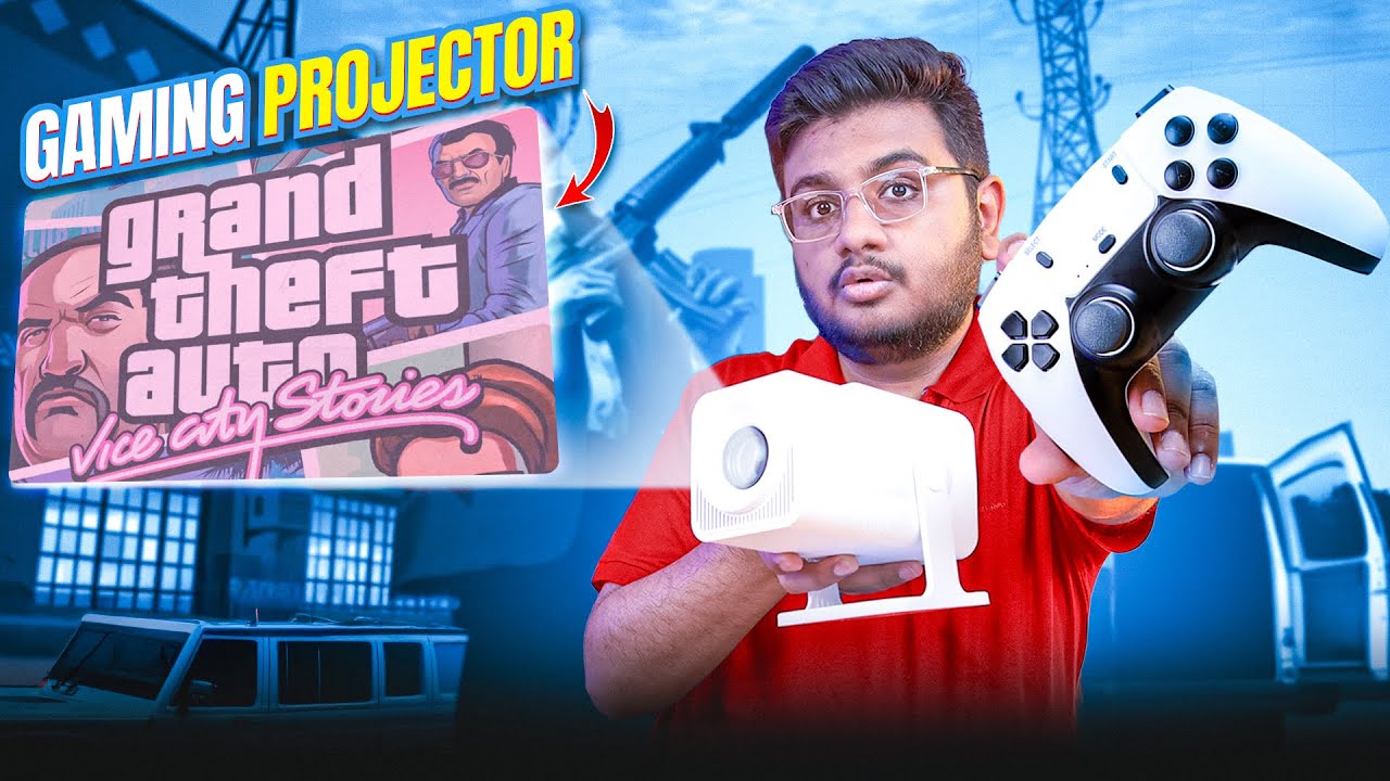 Gaming Projector With GTA