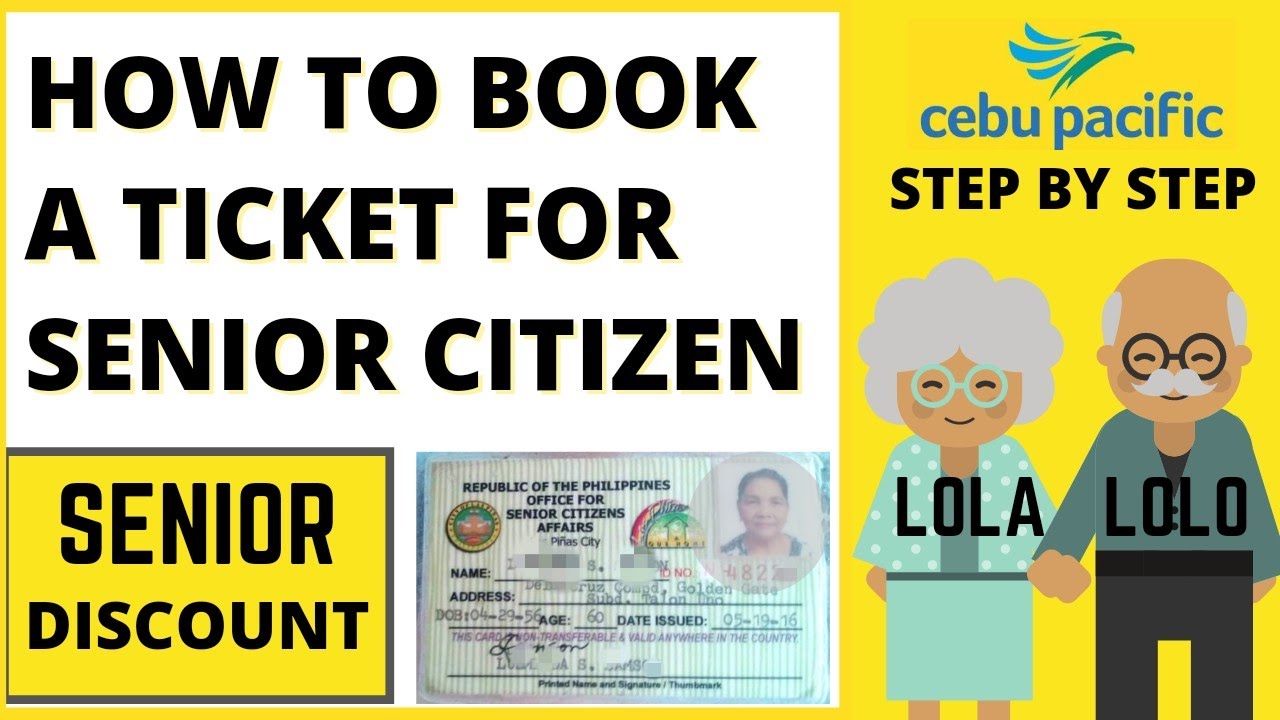 HOW TO BOOK SENIOR CITIZEN TICKET IN CEBU PACIFIC | Booking Tutorial #cebupacificair #cebupacific