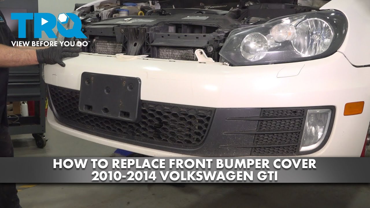 How to Replace Front Bumper Cover 2010-2014 Volkswagen GTI