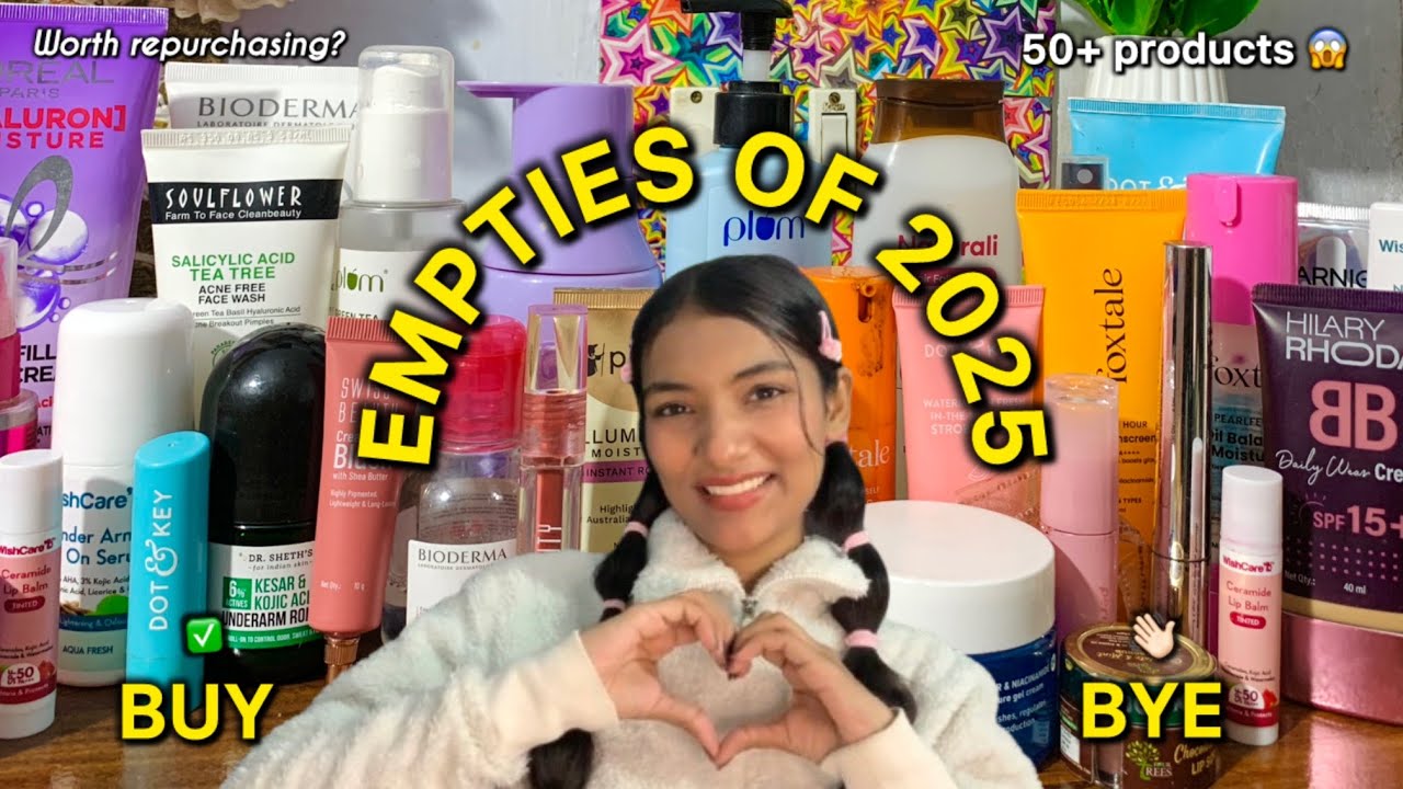 My 2025 Product Empties❤️Buy or bye😭(Haircare,Makeup,Skincare, Bodycare)