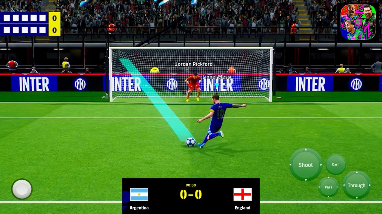 eFootball Penalty Shootout #51 Argentina Vs England #efootball2026