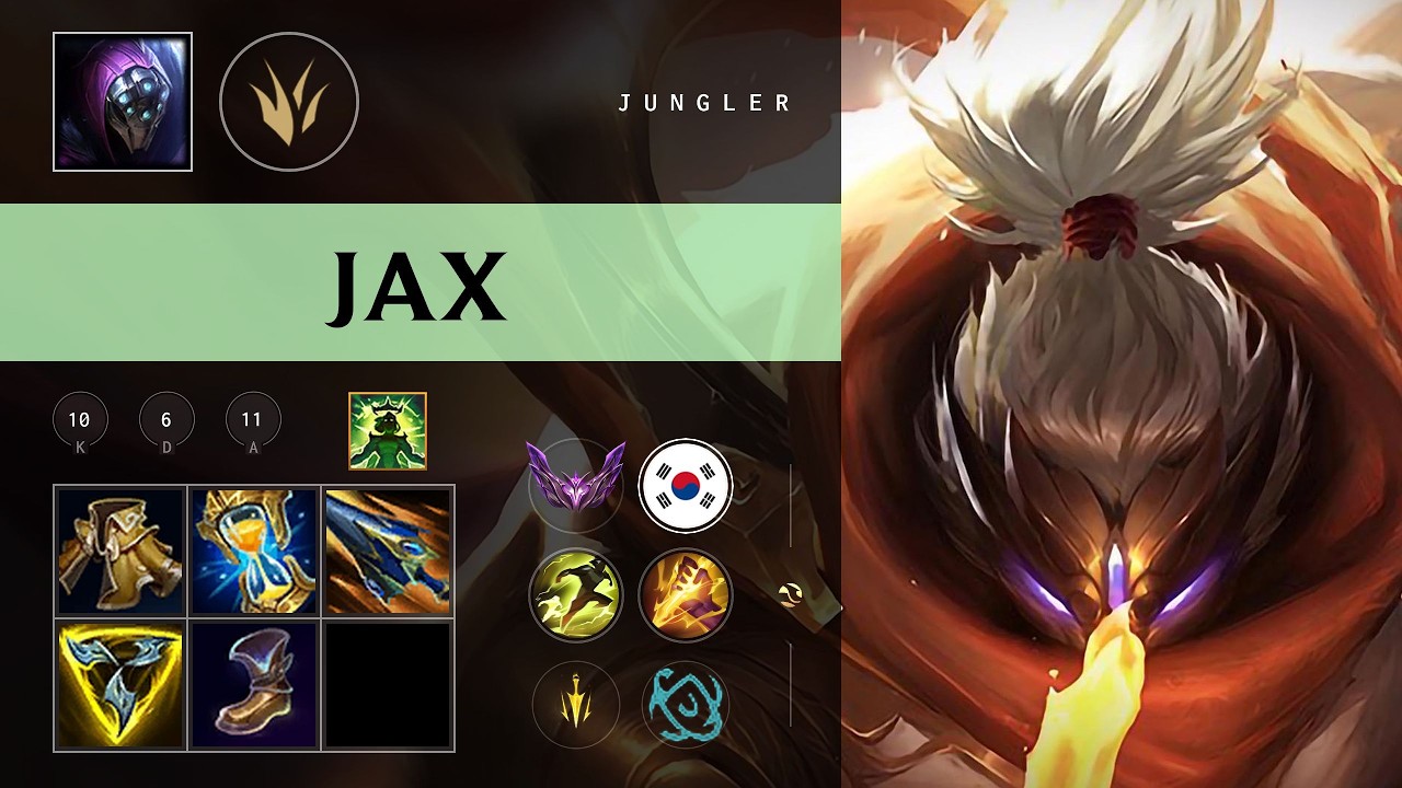 Jax Jungle vs Naafiri - KR Master Patch 26.10